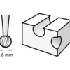 Kaiverrusterä Dremel 106 pieni 1,6 mm 3 kpl