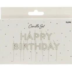 Kakkukynttilä Folat 13 kpl Happy Birthday