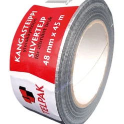 Kangasteippi Telpak 48 mm x 45 m harmaa