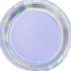 Kartonkilautanen Let's Party 8 kpl 24 cm holografi