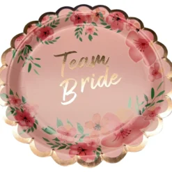 Kartonkilautanen Let's Party 6 kpl 18 cm Team Bride