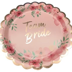 Kartonkilautanen Let's Party 6 kpl 23 cm Team Bride