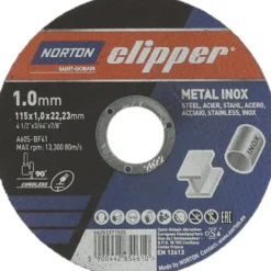 Katkaisulaikka Norton Clipper 115x1.0x22.23mm metal-inox