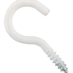 Kattokoukku Brücke 30 mm sinkitty 6 kpl valkoinen