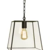 Kattovalaisin Aneta Lighting Diplomat, musta/kirkas