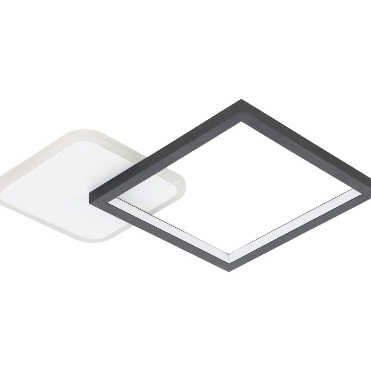 Kattovalaisin EGLO Gafares led 15W 33x33cm musta/valkoinen