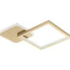 Kattovalaisin EGLO Gafares led 15W 33x33cm kulta/valkoinen