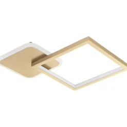 Kattovalaisin EGLO Gafares led 15W 33x33cm kulta/valkoinen