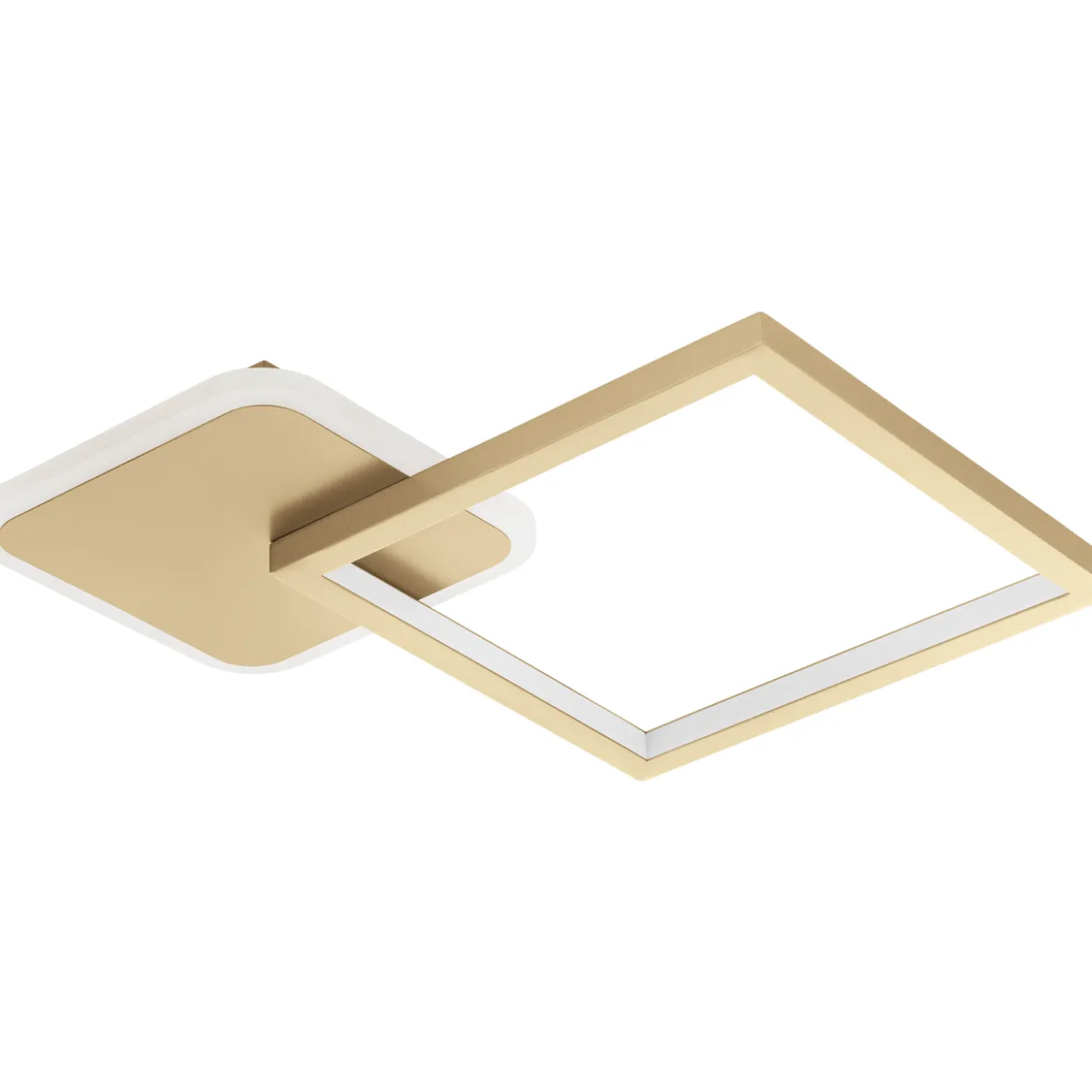 Kattovalaisin EGLO Gafares led 15W 33x33cm kulta/valkoinen