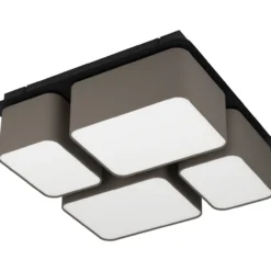 Kattovalaisin EGLO Mordazo 4x28W 51x51x17,5cm antrasiitinruskea/valkoinen