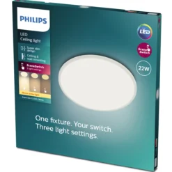 Kattovalaisin Philips Superslim CL550 SS RD 22W 27K W WV 06