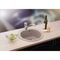 Keittiöallas Aqualine Ø 510 mm X-Granit hiekanvärinen