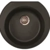 Keittiöallas Aqualine Ø 520 mm X-Granit grafiitinmusta