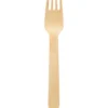 Kertakäyttöhaarukka Biopak 16 cm 10 kpl puinen