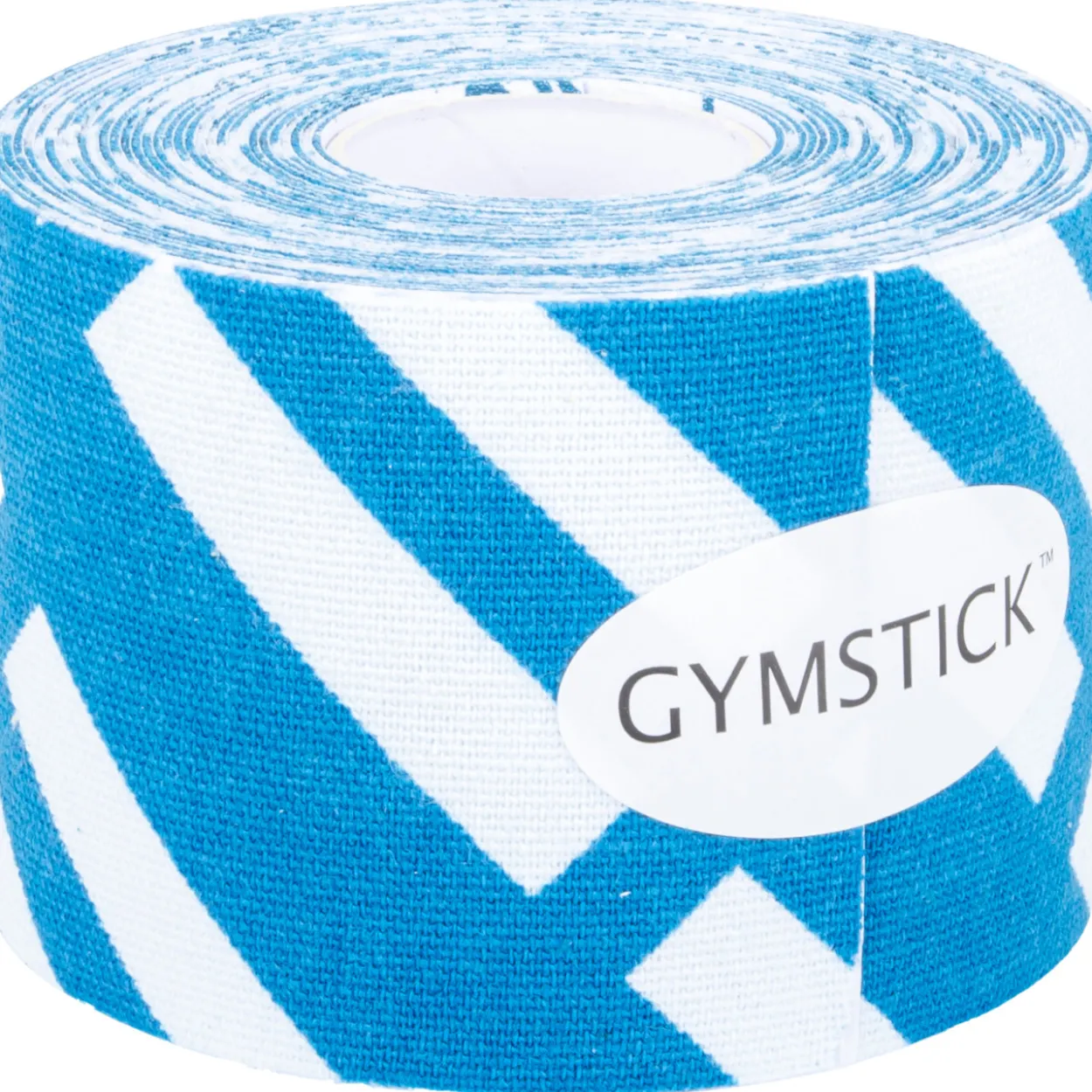 Kinesioteippi Gymstick 5 x 500 cm, sini-valkoinen