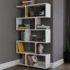 Kirjahylly Chic Home 90 x 22 x 156 cm Elina valkoinen