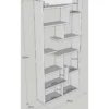 Kirjahylly Chic Home 90 x 22 x 182 cm Kukka valkoinen