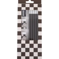 Kirjoitussetti Iisi 8 osaa Brown Checker