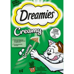 Kissanherkku Dreamies 4 x 10 g Creamy kissanminttu