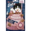 Kissanherkku Latz 50 g Tasty Nuggets runsaasti lohta