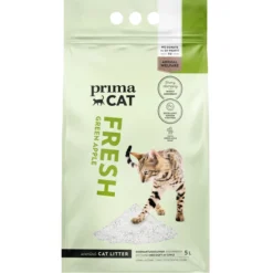 Kissanhiekka PrimaCat 5 l Fresh Apple valkoinen