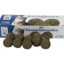 Kissanlelu Viksu 10 kpl kissanminttupallo mini pallero