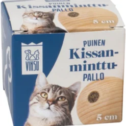 Kissanlelu Viksu Pesä puupallo kissanmintulla