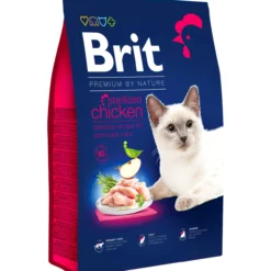 Kissanruoka Brit Premium 8 kg kanaa steriloiduille kissoille