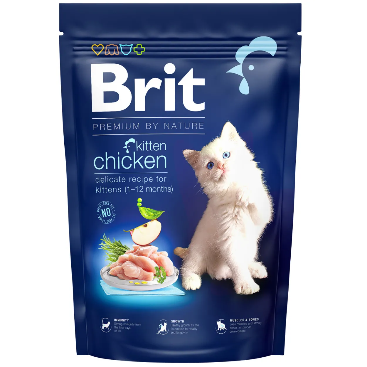 Kissanruoka Brit Premium 1,5 kg kanaa pennuille