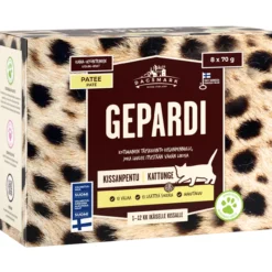 Kissanruoka Dagsmark 8 x 70 g Gepardi pennuille