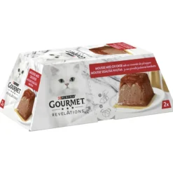 Kissanruoka Gourmet 2 x 57 g Revelations nautaa