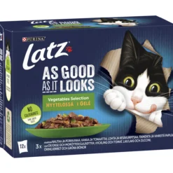 Kissanruoka Latz 12 x 85 g AGAIL Countryside vihanneksilla hyytelössä