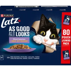 Kissanruoka Latz 80 x 85 g Agail Mixed hyytelössä