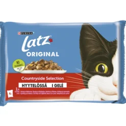 Kissanruoka Latz 4 x 85 g Original Countryside lajitelma hyytelössä