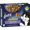 Kissanruoka Latz 12 x 85 g Sensations Jellies Mixed lajitelma hyytelössä