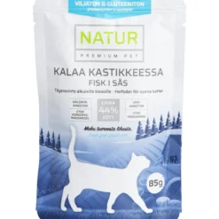 Kissanruoka NATUR PREMIUM PET 85 g kalaa kastikkeessa
