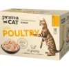 Kissanruoka PrimaCat 12 x 85 g Classic siipikarjaa kastikkeessa
