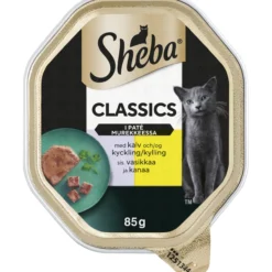 Kissanruoka Sheba 85 g Classic vasikkaa ja kanaa