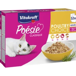 Kissanruoka Vitakraft Poésie Classique 12 x 85 g hyytelössä