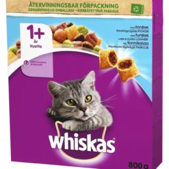 Kissanruoka Whiskas 800 g 1+ tonnikala