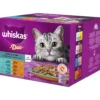 Kissanruoka Whiskas 24 x 85 g 1+ Duo Surf & Turf hyytelössä