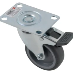 Kääntöpyörä Brücke 70 mm jarrulla