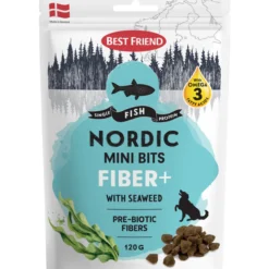 Koiran herkku Best Friend 120 g Nordic Mini Bits Fiber+