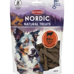 Koiran herkku Best Friend 100 g Nordic Natural Treats härkä