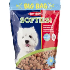 Koiran herkku Best Friend 510 g Softies Big Bag liha