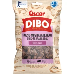 Koiranherkku Dibo 100 g possu-mustikkaherkku