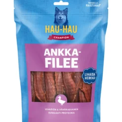 Koiran herkku Hau-Hau Champion 325 g ankkafilee