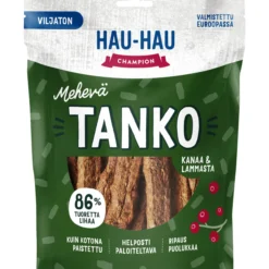 Koiran herkku Hau-Hau 400 g Mehevä Tanko kanaa & lammasta