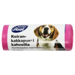 Koirankakkapussi Real Dog 50 kpl kahvoilla
