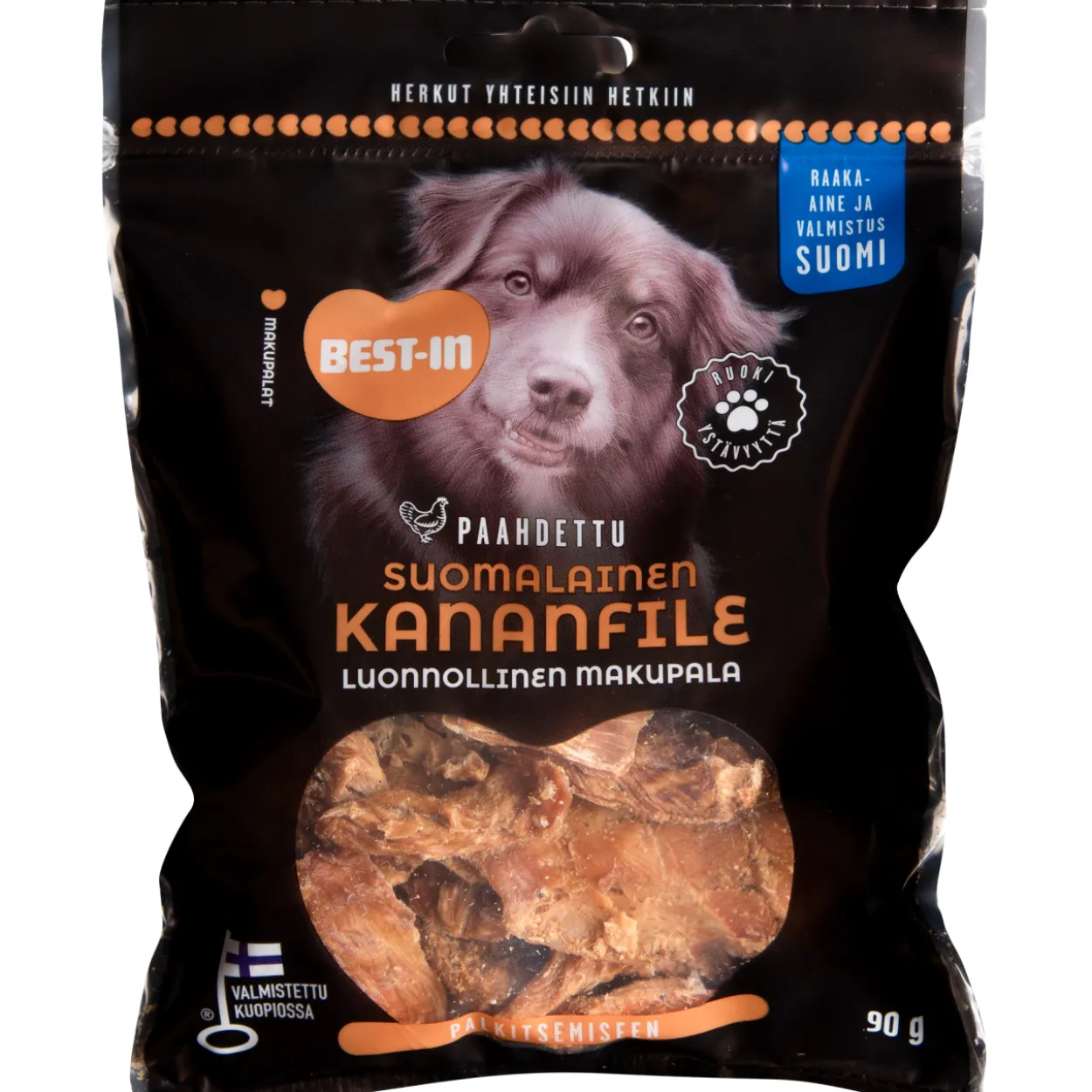 Koiran makupala 90 g Suomalainen Kananfile